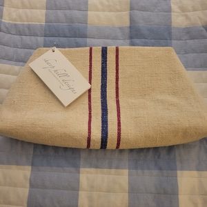 Sharp Hill Designs Vintage Grain Sack Clutch